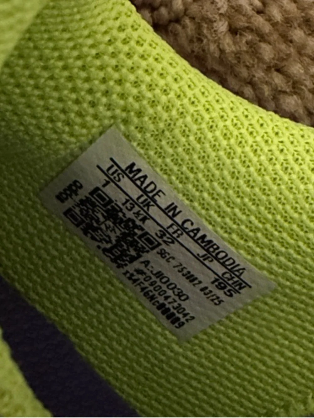 adidas Kids Purple & Lime Soccer Sneakers
